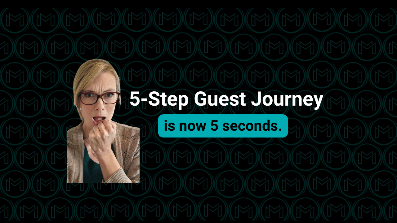 Christine from Malfair Marketing for Hotels reacts to the shift: the 5-step guest journey is now just 5 seconds.