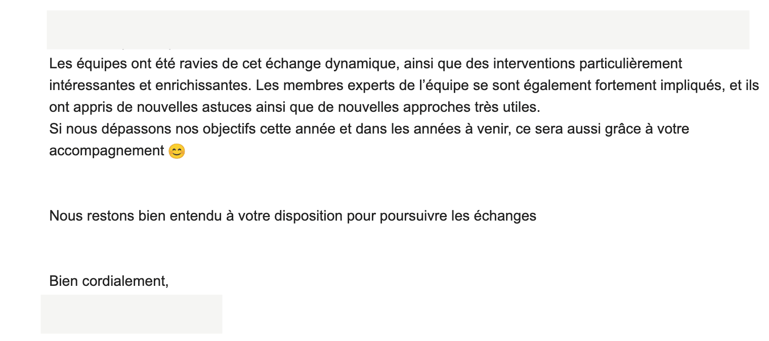 Avis client