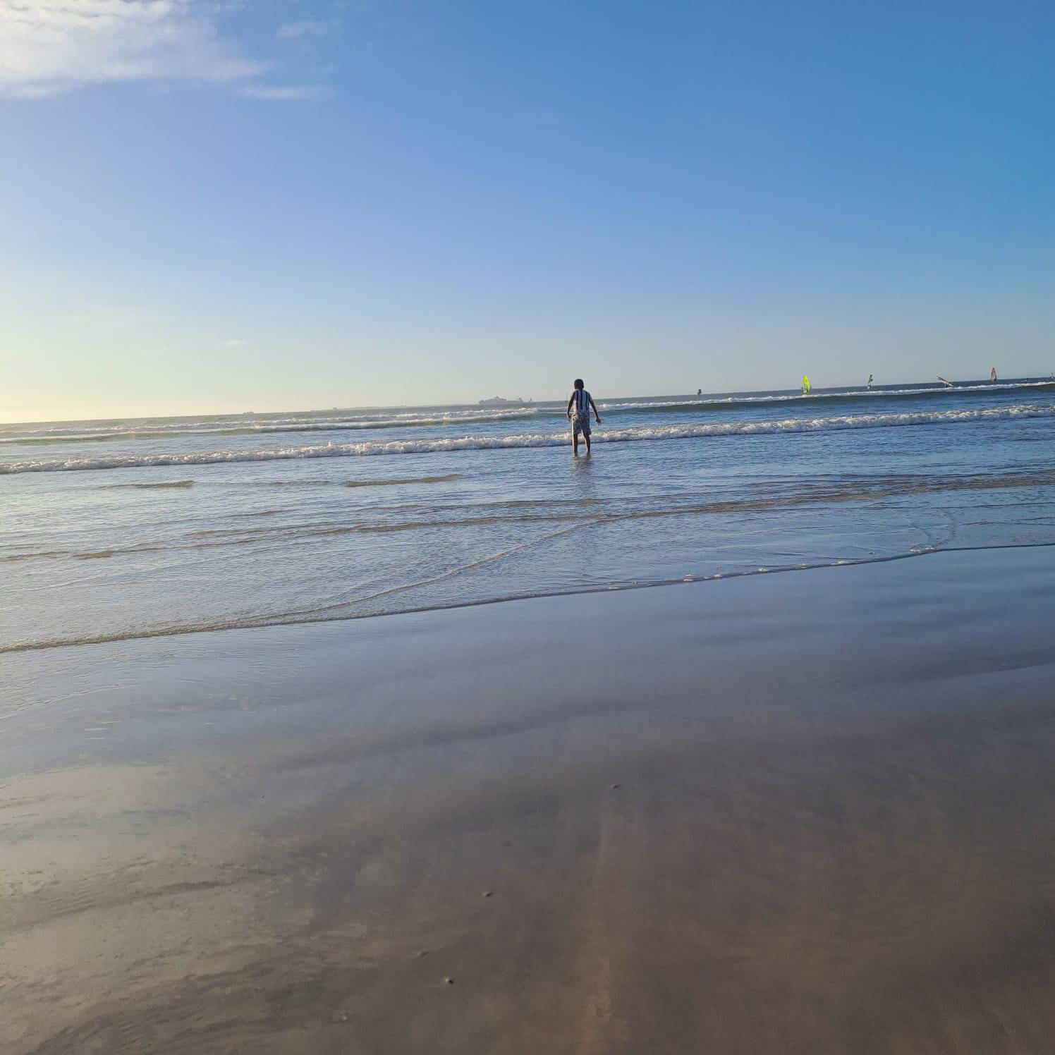 Listening to the waves, he said...