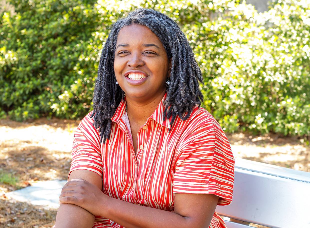 A portrait of Toya Hampton