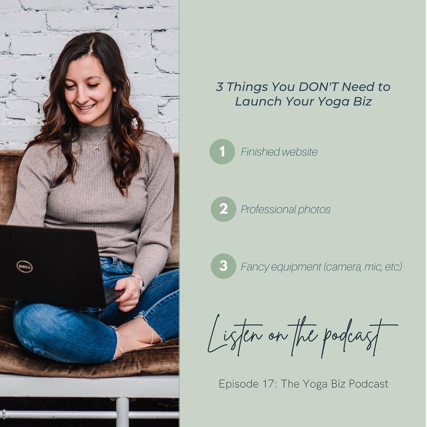 Are you still waiting to make real moves in your yoga business? 🙃

I get it - sometimes it feels like everything needs to be PERFECT before you start teaching, booking private clients, building programs...

I have so many clients who say, “my website is almost done and THEN I can launch my business.”

When you finally hit launch, will there be actual eyes on your business? 👀

The truth is, you need PEOPLE to drive to your website...

PEOPLE to have eyes on your content.

Check out Episode 17 of The YogaBiz Podcast to hear ways you can start building your business NOW (while things aren’t perfect 🤪)

#yogateachertraining #yogateachers #yogateacherlife #yogateacherslife #yogateachertrainingcourse #yogateachertrainings #yogateachertrainer #yogateacherinspiration #yogateachersofinstagram #yogateacherscourse #yogateacherlifestyle #yogateachersofig #yogateacherjourney #yoginis #yoginilife #yogilove #yogiintraining #yogigirl #yogilifestyle #yogaworld #yogastretch #yogainnature #yogabeginner #yogabalance #yogahigh #yogalifestyle #teachertribe #teachertraining #teachersofthegram #teacherfriends