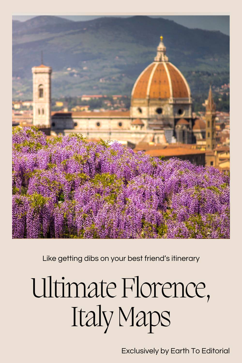 Florence, Italy Map Saves