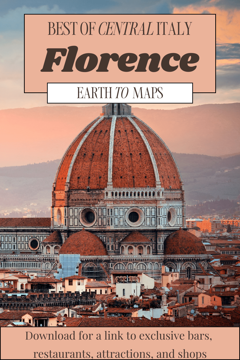 Florence, Italy Map Saves