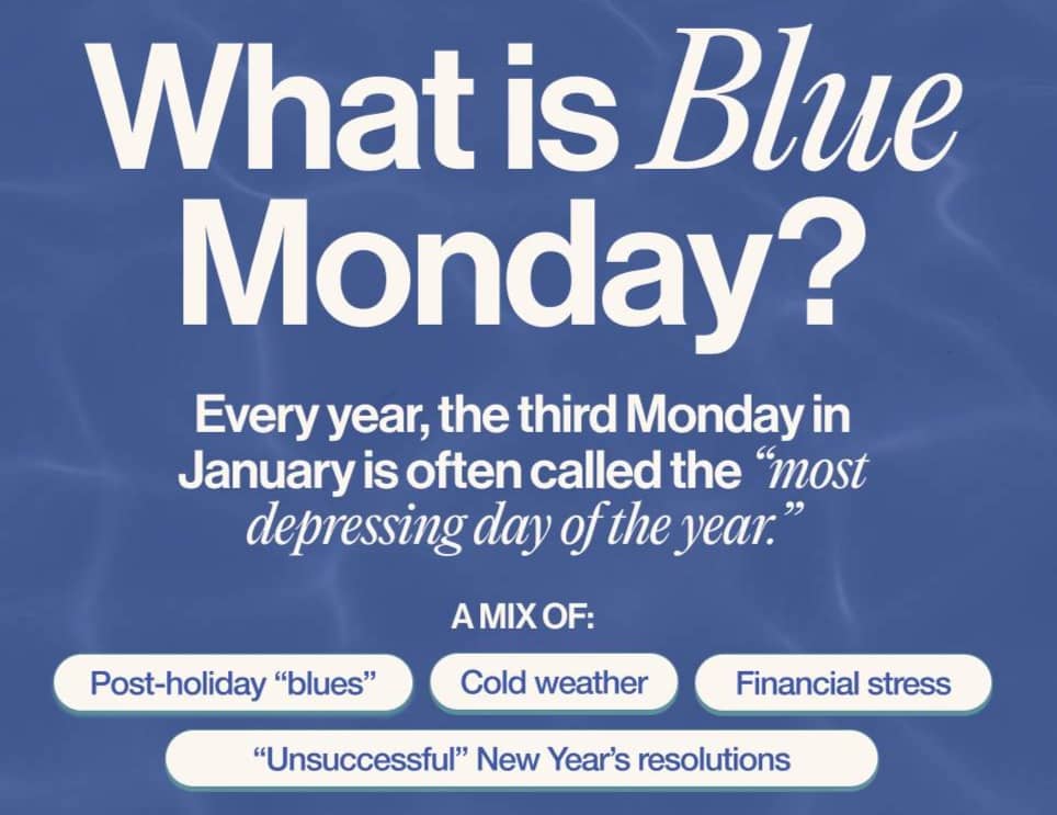 Blue Monday & 7 Habits to Cut Depression Risk in Half