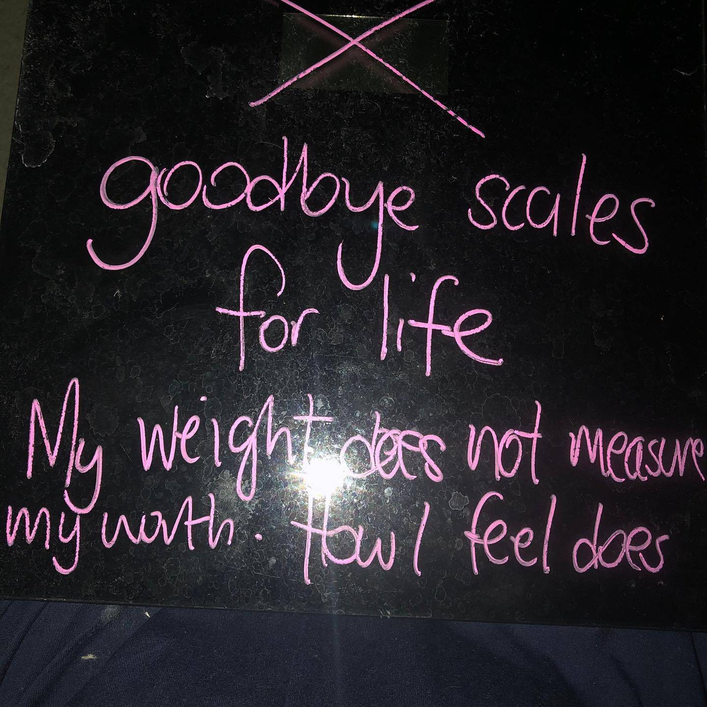 Tap the save button to find this reminder when you need it!⁠⁠
⁠⁠
🎊 I'm so proud of one of my clients who has committed to becoming a diet culture dropout and to become an intuitive eater.⁠⁠
⁠⁠
😰 When I asked her how she would feel about throwing away her scales, she was hesitant.⁠⁠
⁠⁠
🎢 She'd relied on her scales heavily to keep track of her rollercoaster progress for 20+ years, so it made sense she was feeling a little afraid.⁠⁠
⁠⁠
🙏We decided that WHEN she felt ready, she could perform a little ritual for her scales, expressing gratitude and honouring how they've served her over the last couple of decades.⁠⁠
⁠⁠
❤️ They had once brought her feelings of safety, reliability, comfort... ⁠⁠
⁠⁠
💔 But also frustration, stress and sadness - the very emotions that lead her to turn to beginning the journey of self-acceptance, non-diet and intuitive eating.⁠⁠
⁠⁠
⁠⁠
This ritual symbolised many things: ⁠⁠
⁠⁠
💫Realising that the scales, the diet mindset, tying her worth to her weight doesn't serve her.⁠⁠
⁠⁠
💫That even though she still has a long way to develop her connection and trust with her body, she knows she is on the right path to tap into and develop her understanding of her intuitive wisdom.⁠⁠
⁠⁠
💫That she chooses to be courageous - to try something new and different rather than falling back into the comfortable old habits that feel safe, even though they didn't serve her. This can be super scary, and is what stops people from progressing a lot of the time.⁠⁠
⁠⁠
💫That she's choosing to live mindfully and purposefully. ⁠⁠
⁠⁠
When she sent me this photo (which she's given me permission to share), my heart filled with so much love and joy. ⁠⁠
⁠⁠
She is breaking through the chains of diet culture, and she's no longer allowing it determine her worth.⁠⁠
⁠⁠
How are you letting go of diet culture's lies?⁠⁠
⁠⁠
⁠⁠
⁠⁠
⁠⁠
#nondietdietitian #haes #nondietapproach #healthateverysize #fuckdietculture #saynotodietculture #allbodiesaregoodbodies #dietitiansofinstagram #dietculturedropout #nondietdietitian #antidietculture #antidietrevolution #hormonesupport #pcosawareness #pcosweightloss #pcoslife #pcossupport #pcossucks #pcosjourney #pcoscysters