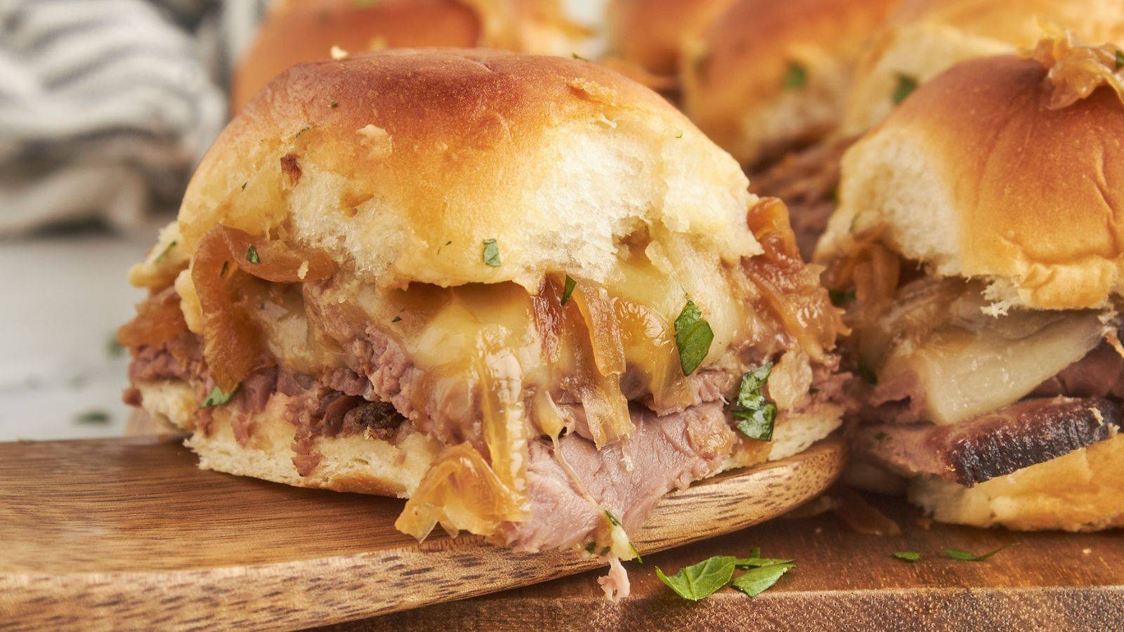 French Dip sliders