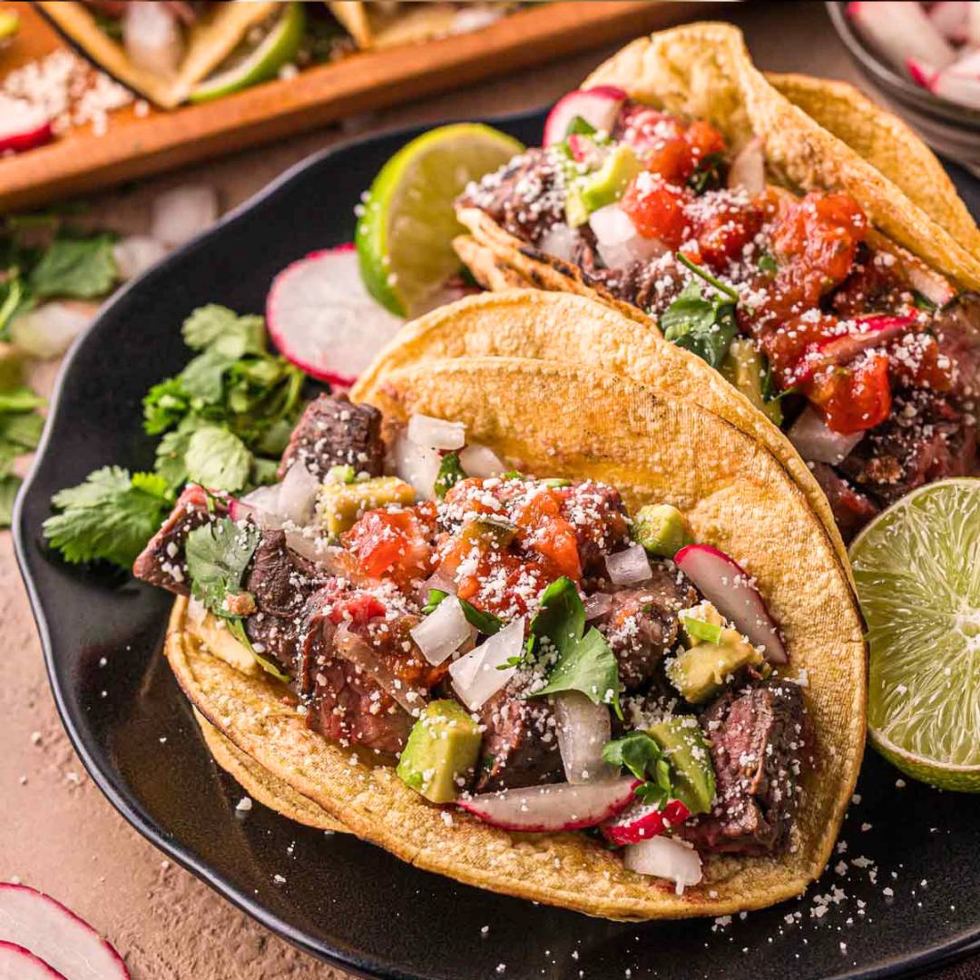 Carne asada tacos