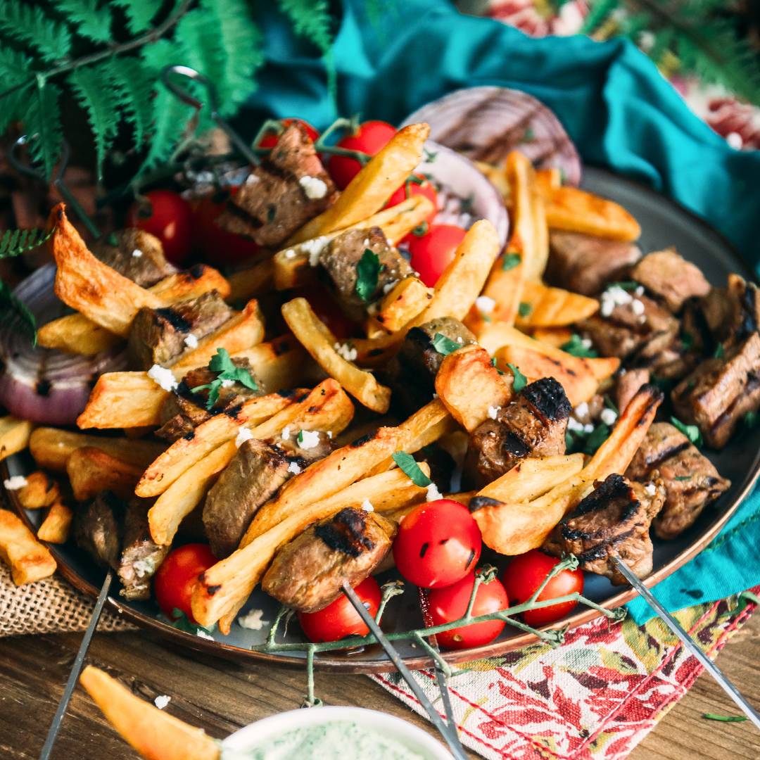 Steak kabobs