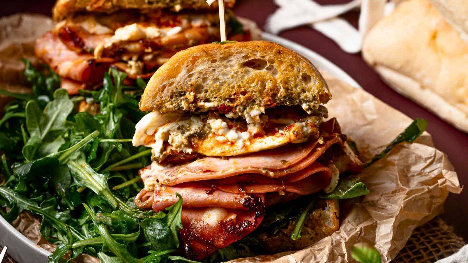 mortadella sandwich 