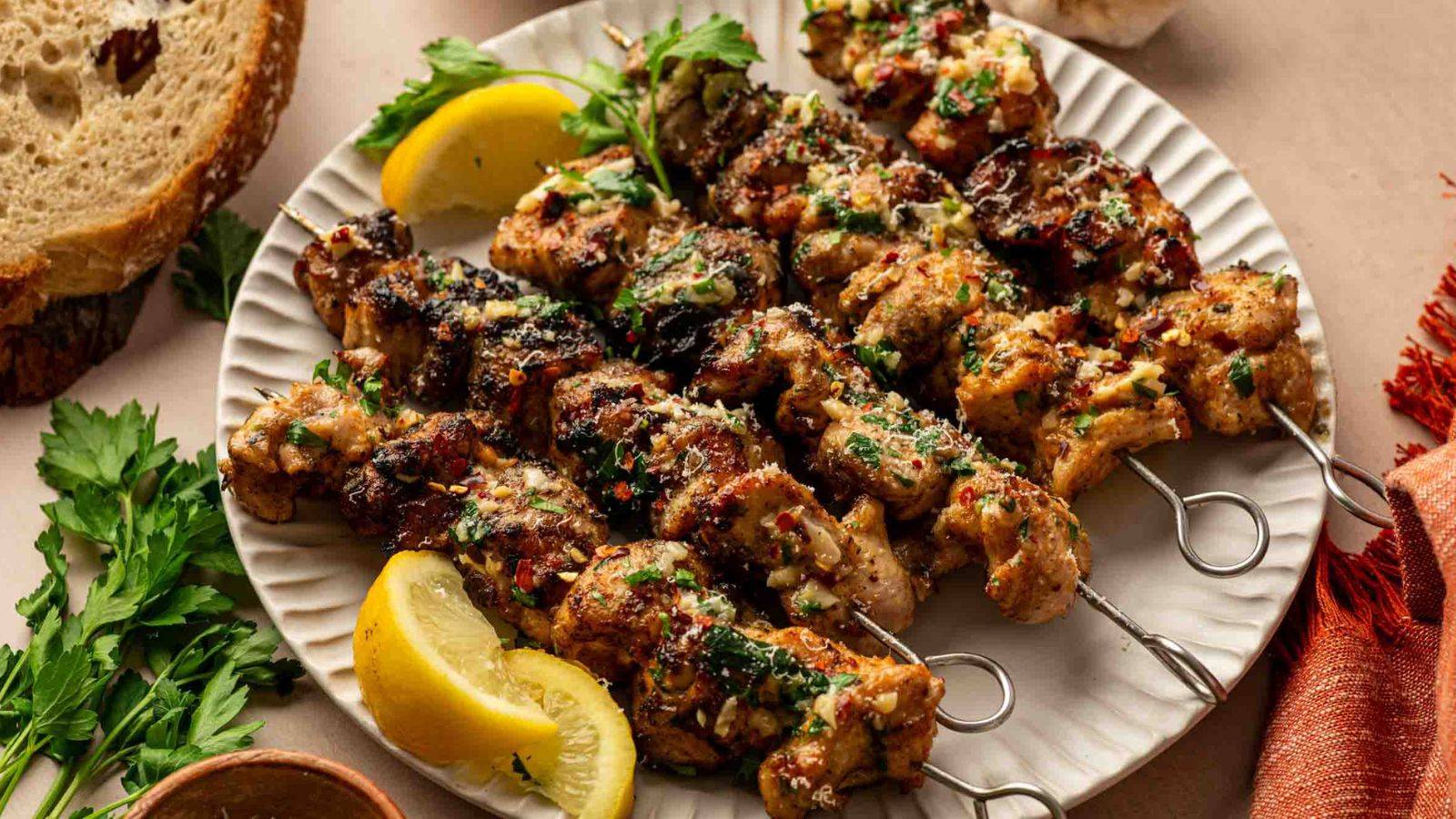 chicken skewers