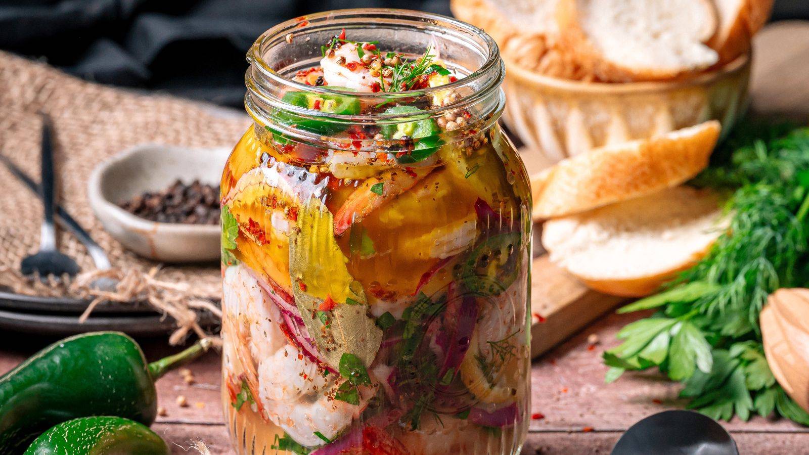 pickled shrimp