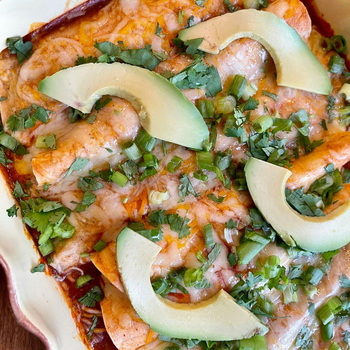 Black Bean and Chicken Enchiladas - Cook once eat twice