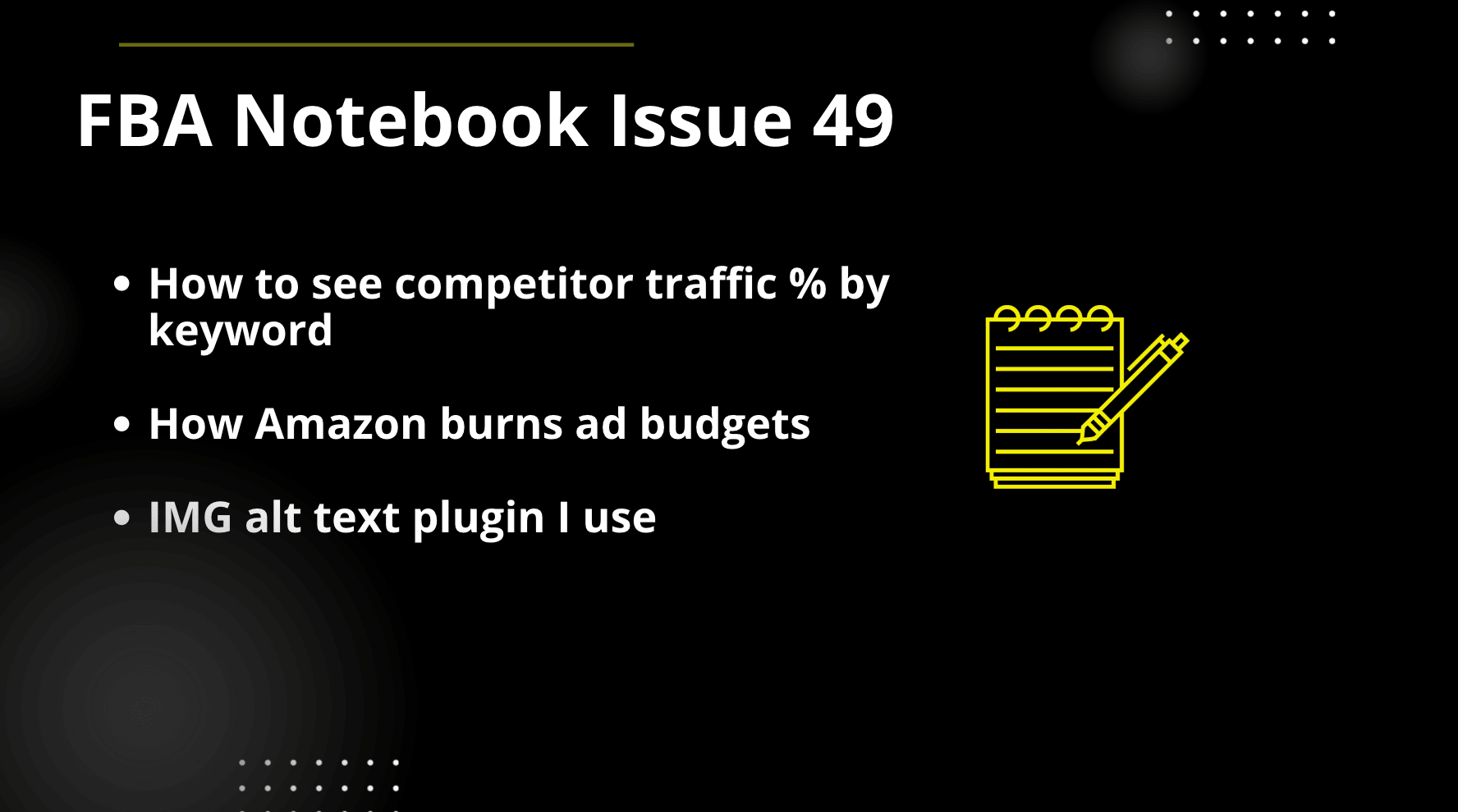 FBA Notebook Issue 49