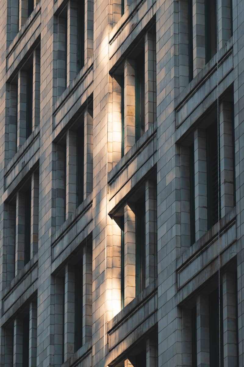 A building that has a clock on the side of it