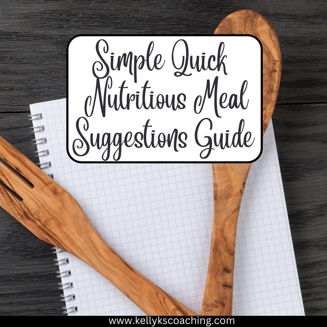 Simple Quick Nutritious Meal Suggestions 