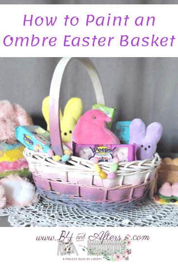 Ombre Easter Basket