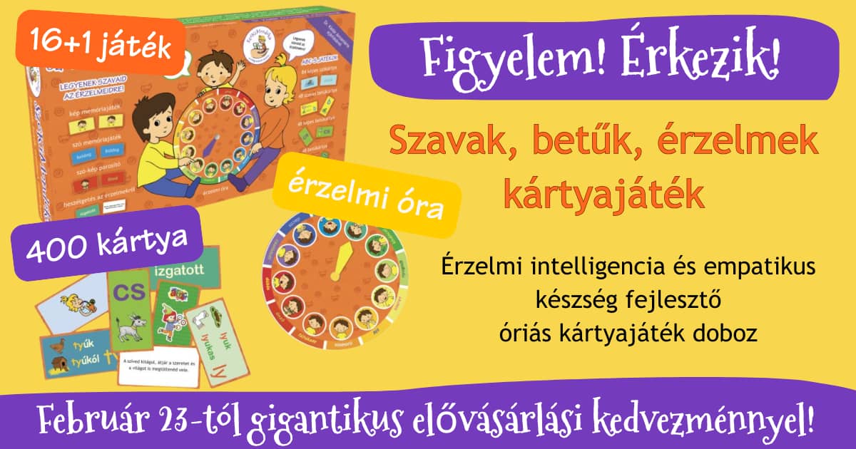 Húsvétra érkezik a SZAVAK, BET?K, ÉRZELMEK kártyajáték! - HírMondóka 1. szám