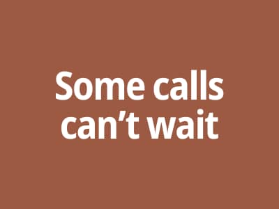 Some calls can’t wait | Burnout and Career Strategist