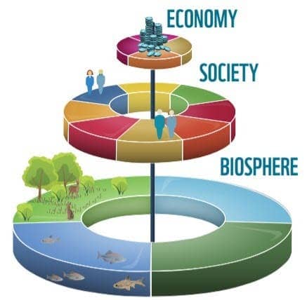 WWF biosphere society economy chart