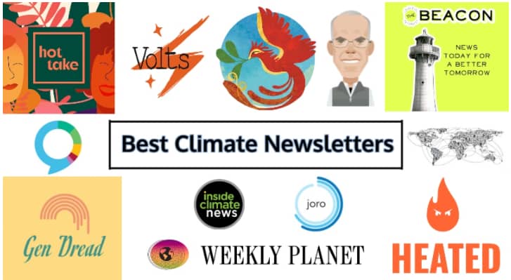 best climate & sustainability newsletters