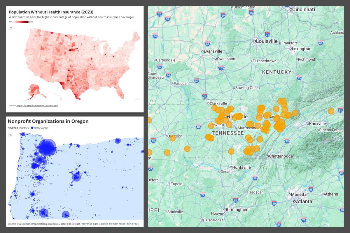 Three examples of wmap projectseb 