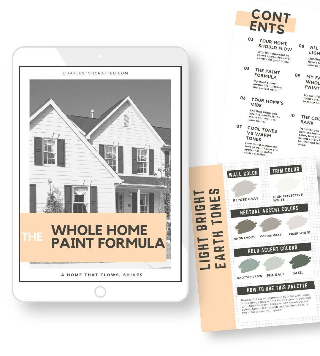 Whole House Paint colors: 9 pre-made color palettes for any home