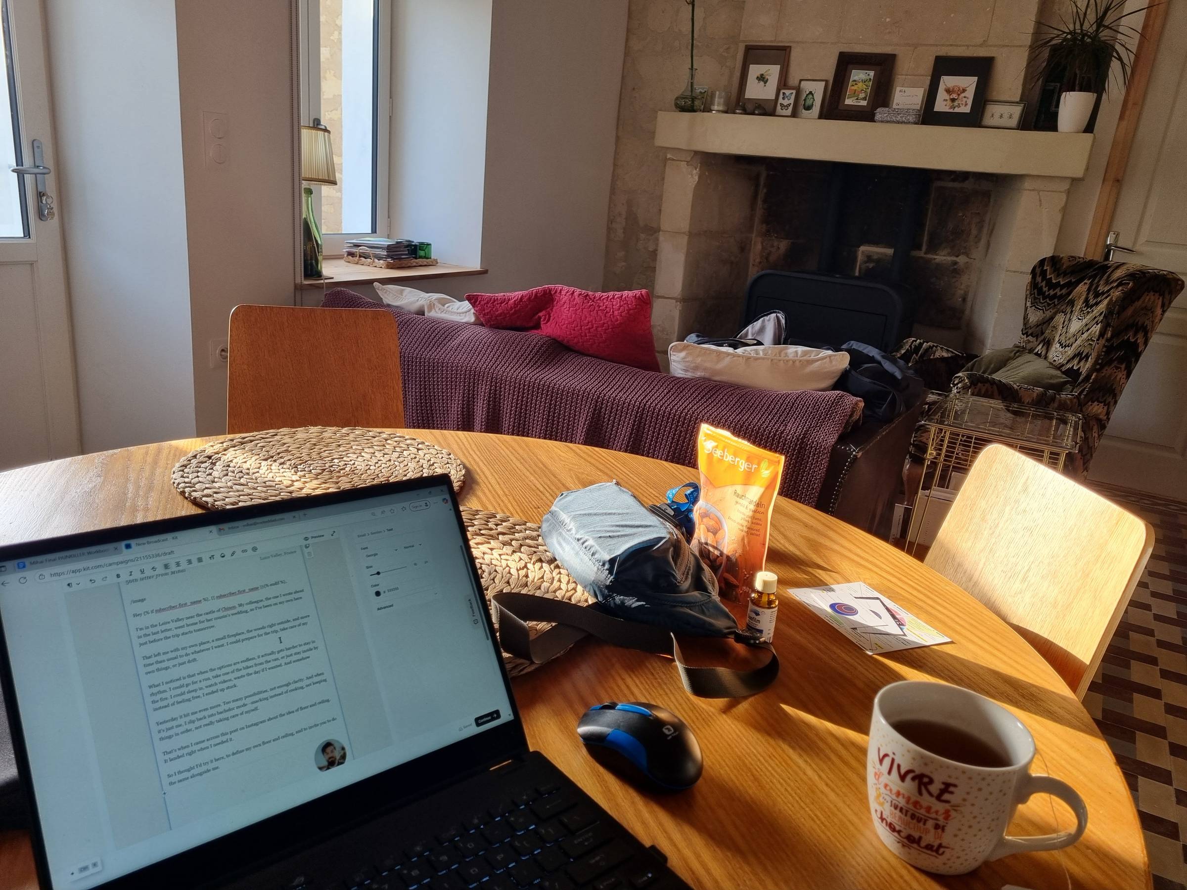 My messy living room