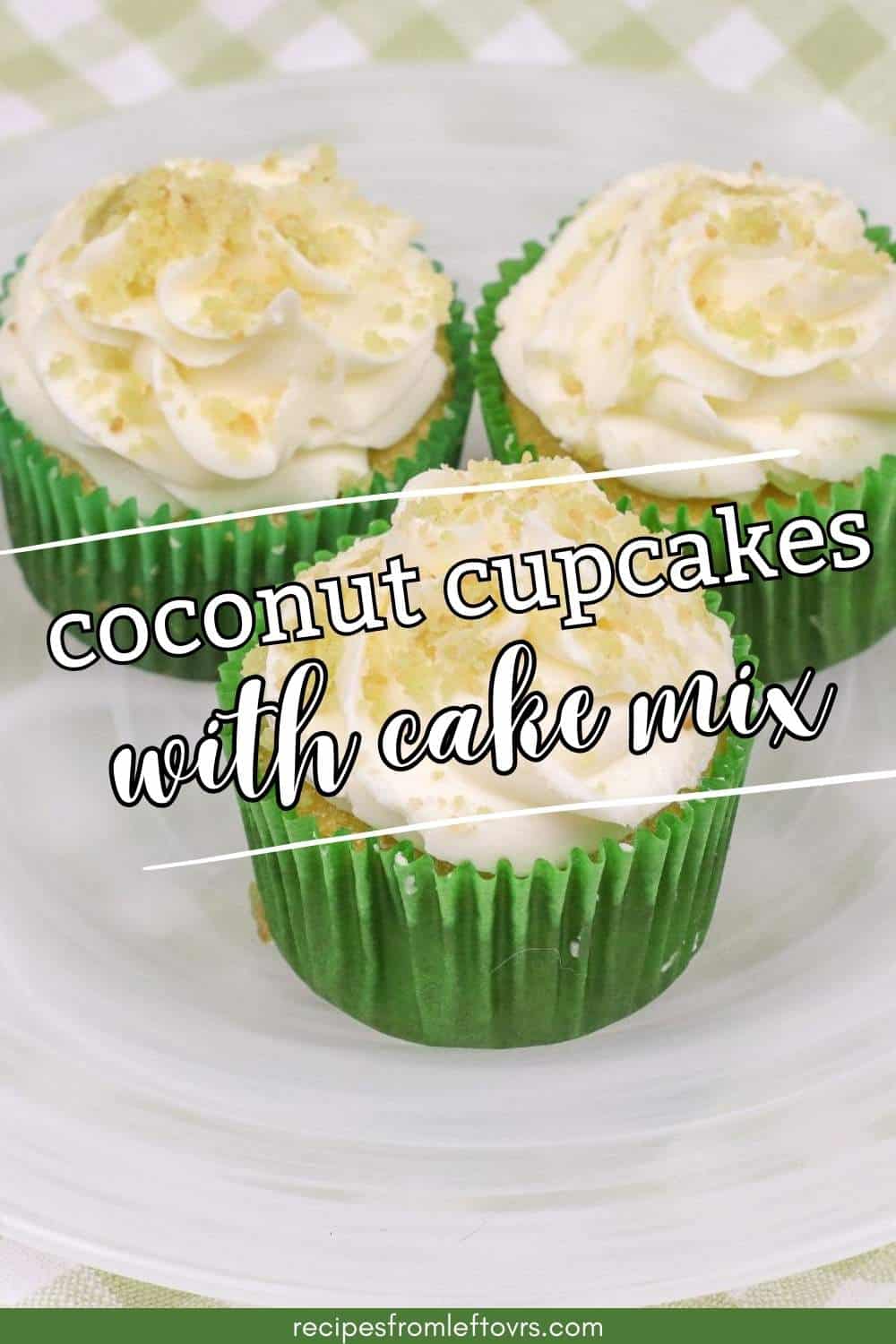 Coconut Cupcakes with Cake Mix