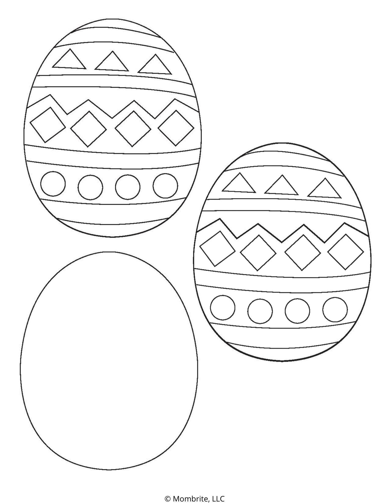 hatching egg template