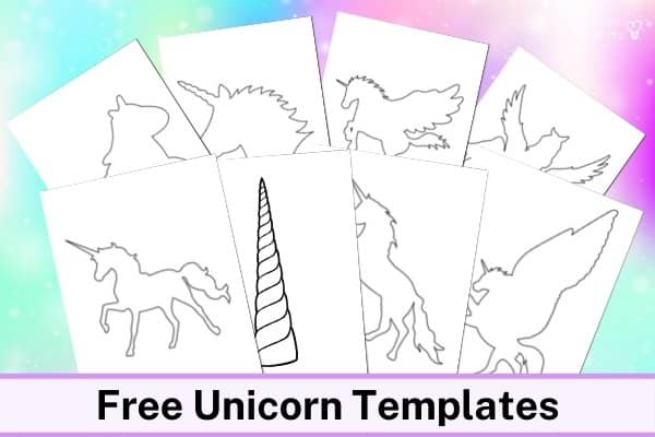 Unicorn Printable Template  Free Printable Papercraft Templates