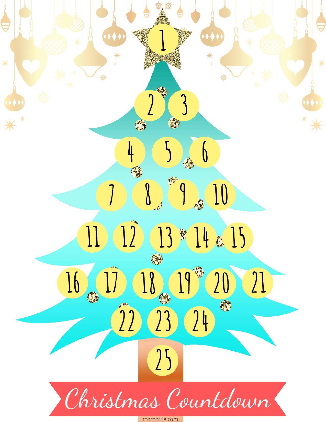 Free Christmas Countdown Calendar