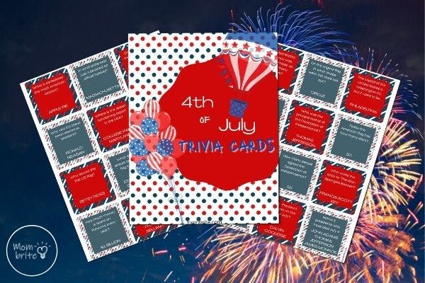 4th Of July Trivia Questions And Answers Free Printable Cards Mombrite