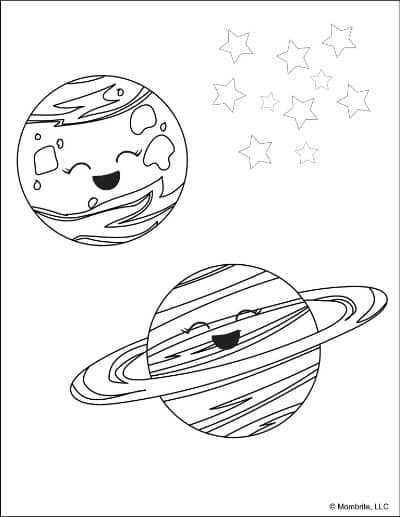 Outer Space Coloring Pages for Kids: Free Printable Coloring Pages