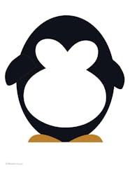 Penguin Printable Template