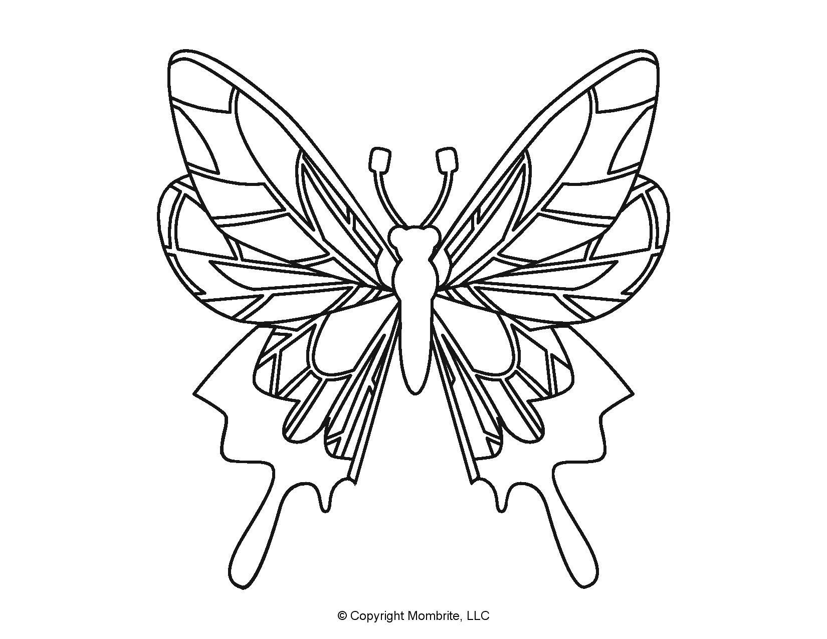 free printable butterfly templates mombrite