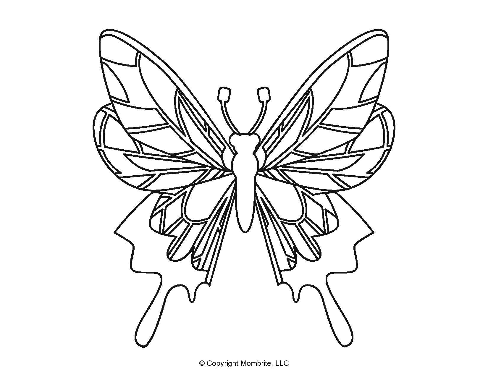 butterfly wing printable template