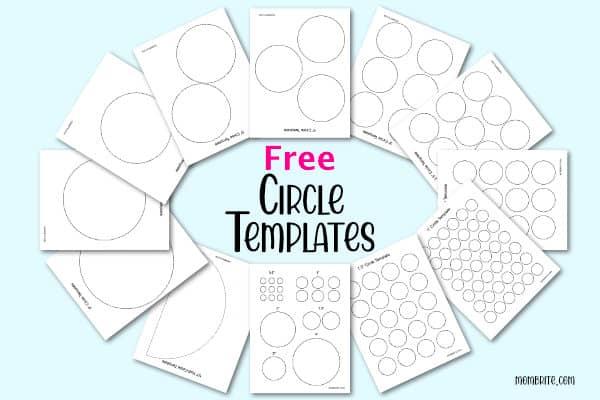 Free Printable Circle Templates and Outlines (Small to Extra Large