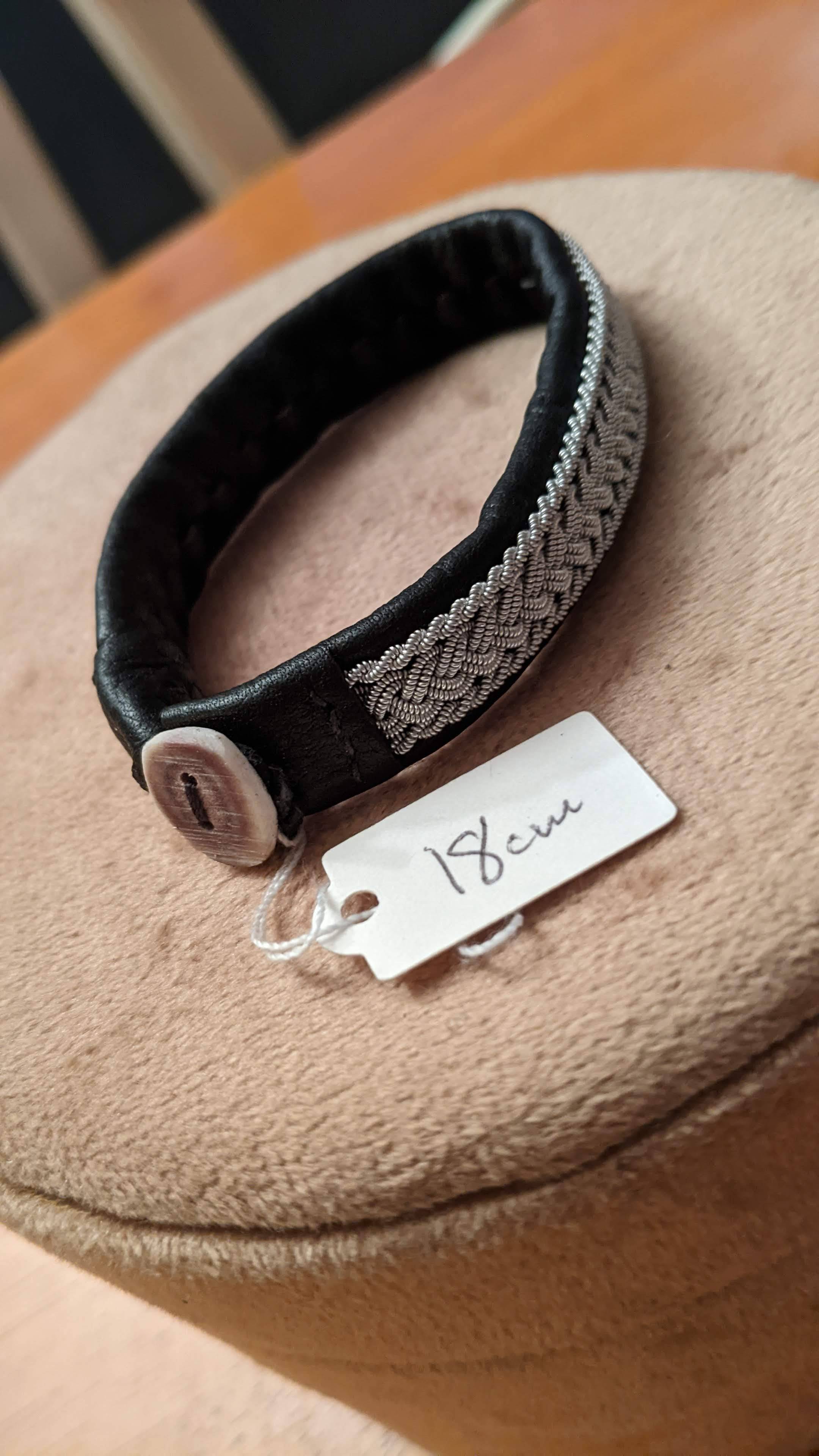 Pewter Bracelet - Black 18