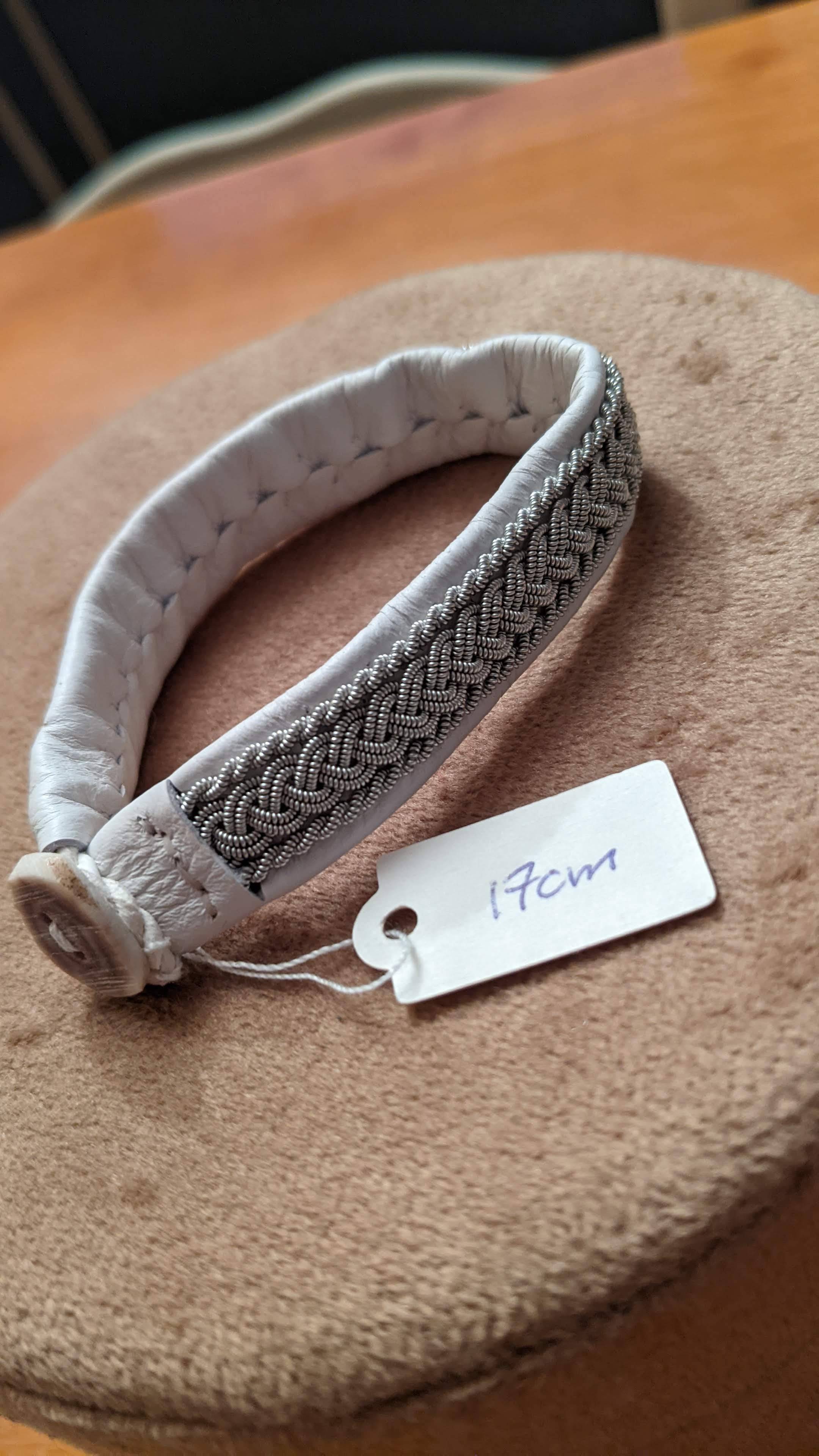 Pewter Bracelet - White 17
