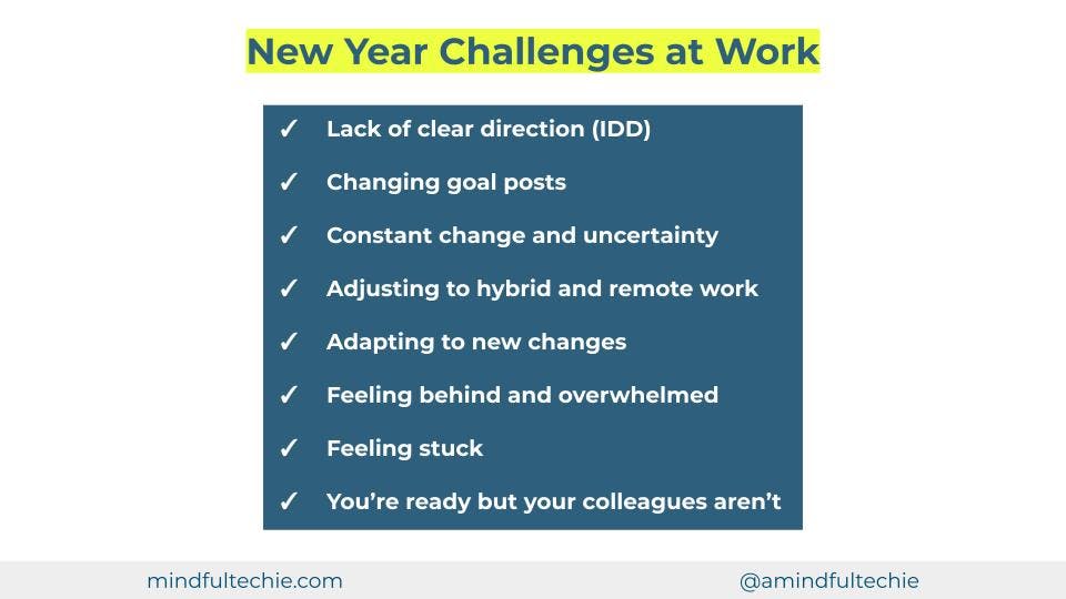 New Year Challenges at Work
