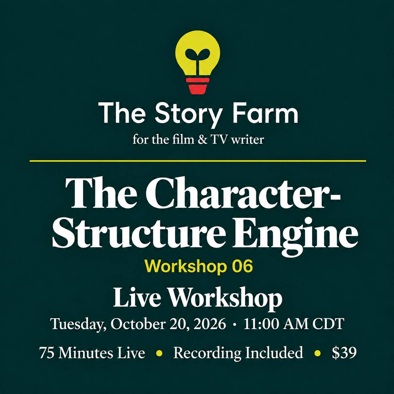 Workshop 06 - The Character-Structure Engine