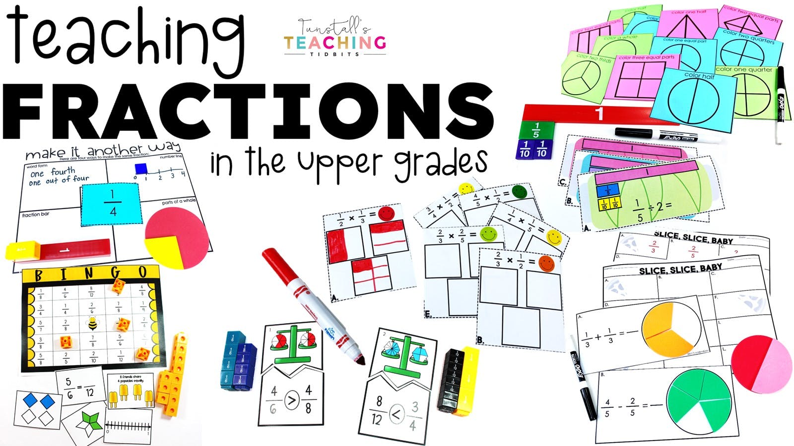 understanding fractions K-5 Teaching Resources Tunstall's Teaching, teaching resources online, k-5 math learning