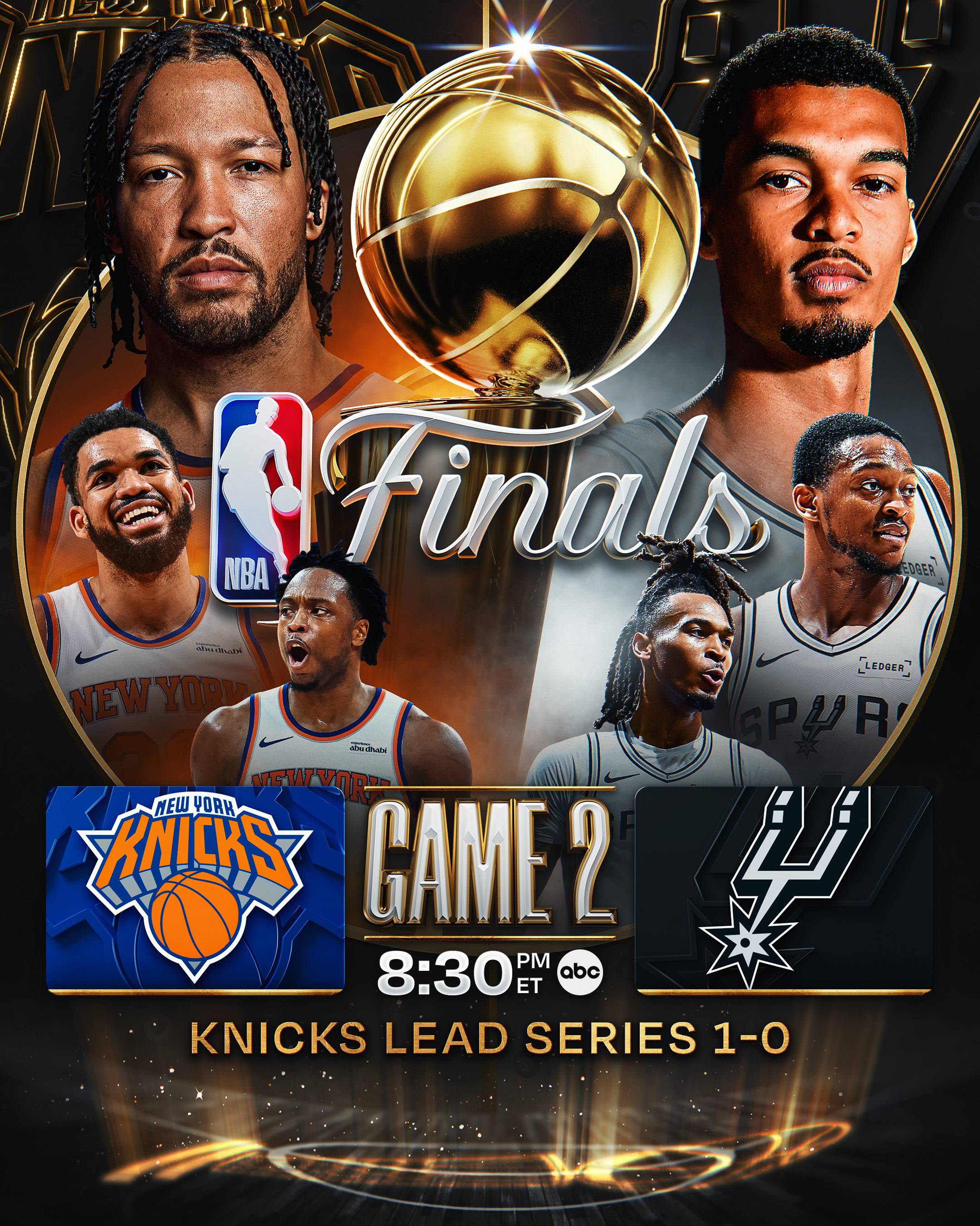 A promo for Game 2 of the NBA Finals (@NBA on X.)