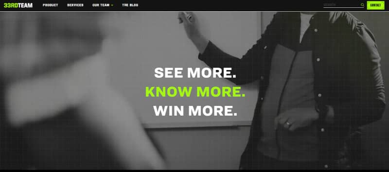 An image from The 33rd Team's website.