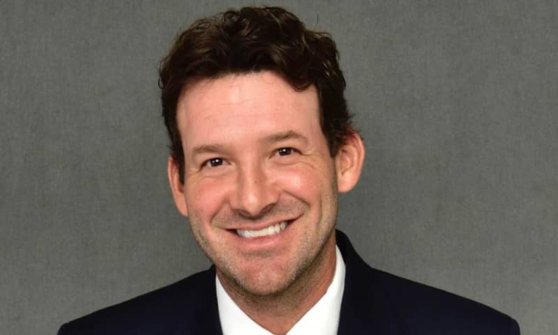 Tony Romo at a CBS photo shoot in 2018. (John Paul Filo/CBS.)