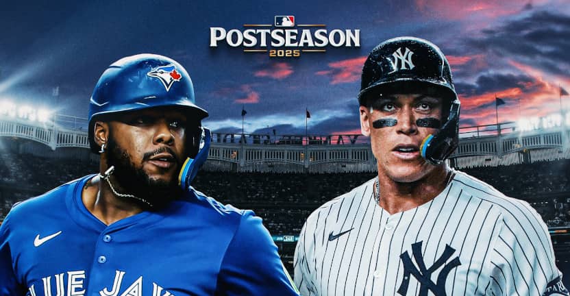 A Sportsnet Blue Jays-Yankees graphic.