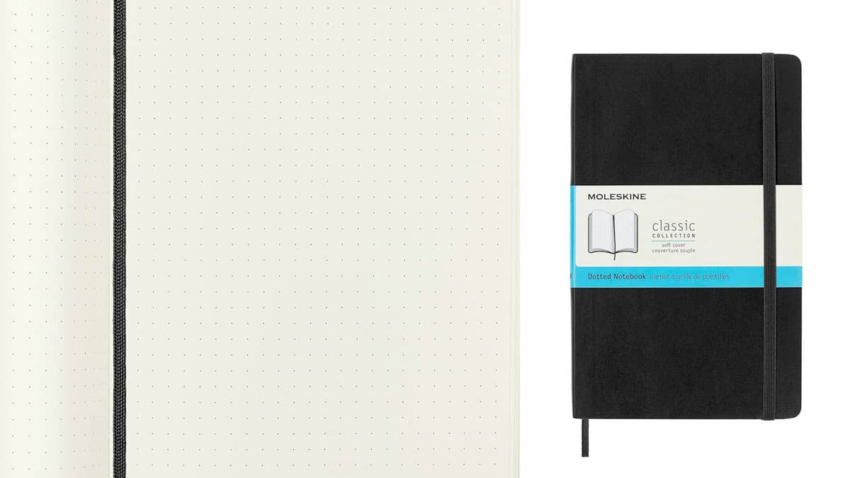 Dot Grid Moleskine Notebook