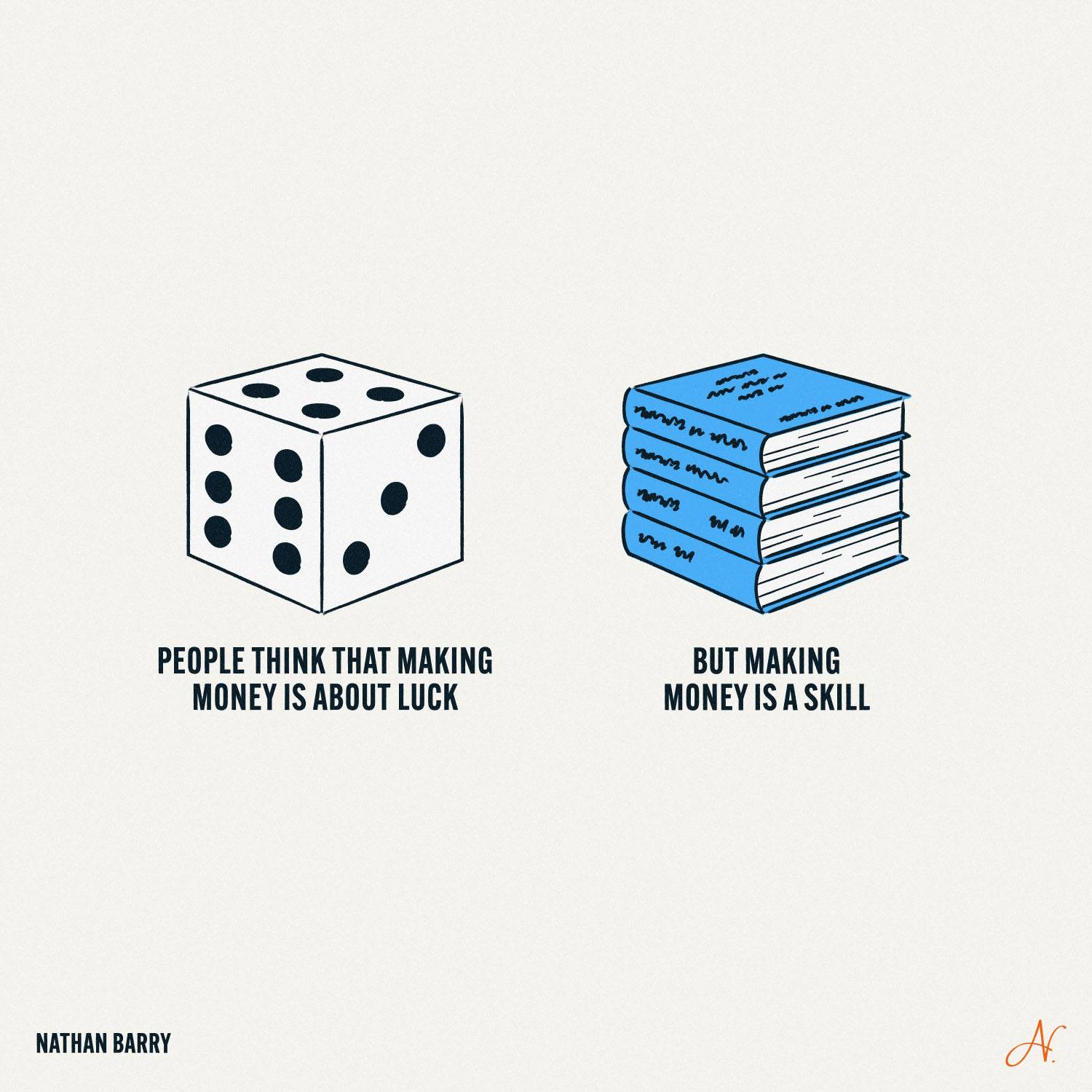 Making money is a skill