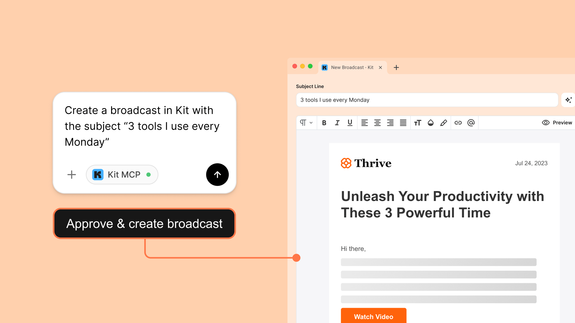 Kit MCP: Turn email insights into action