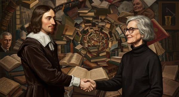 Andrew Marvell and Ursula K. Le Guin shake hands